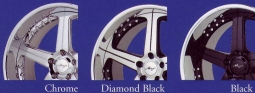 Maya RT5 Chrome, Diamond / Blackand Black