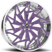 Amani Visionary Purple and Chrome Wheels