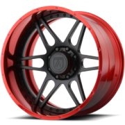 Asanti Offroad AB-200 Red and Black Wheels