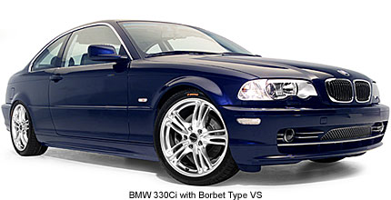 BMW 330ci with Borbet Type VS alloy wheels