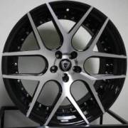 Capri Wheels 0136 Machine Black