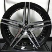 Capri Wheels 5260 Machined Black