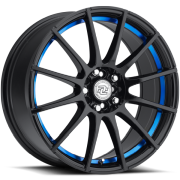 Drag Concepts R16 Gloss Black with Blue Inner Cut