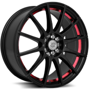Drag Concepts R16 Gloss Black with Red Inner Cut