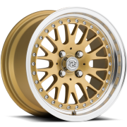 Drag Concepts R17 Gold Wheels
