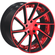 Euro Racing ERW001 Red and Black Wheels