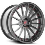 Forgiato Technica 2.3 Grey and Red Wheels