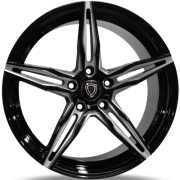 Marquee M8888 Black Milled Wheels