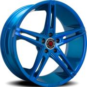 Morder MS-003 Custom Blue Wheels