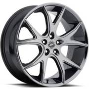 Platinum 419 Recluse Black Chrome Wheels