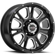 Vision Wheel 399 Fury Black Milled Wheels