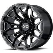 XD841 Boneyard Gloss Black Milled Wheels